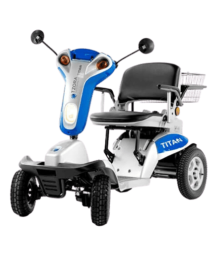 titan 4 front tzora mobility scooters